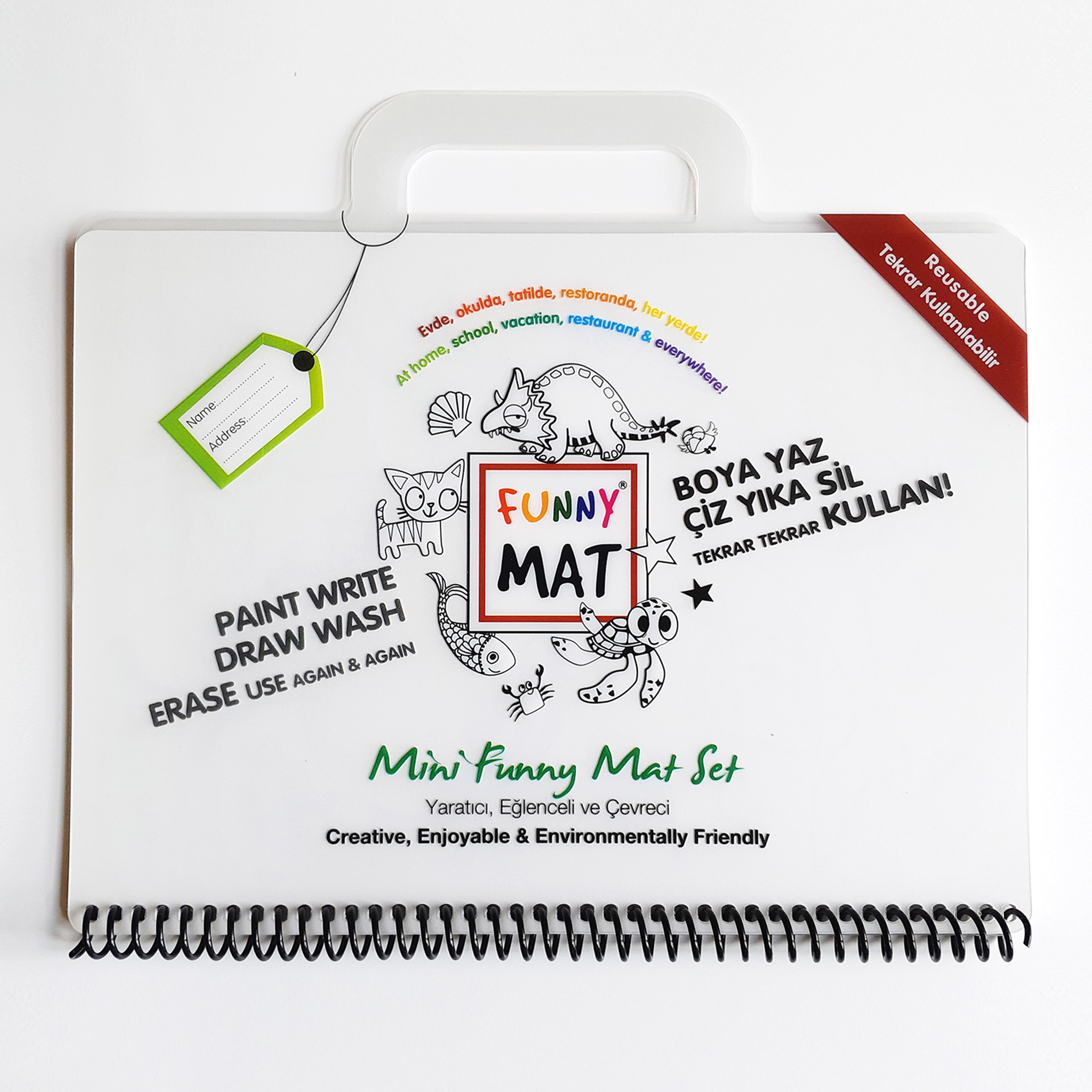 Akademi Çocuk Funny Mat - MİNİ SET ( Travel set)